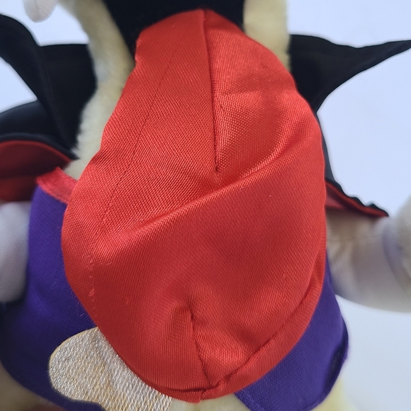 Vtg Garfield Odie Dracula Plush 16” Halloween Stuffed Animal Vampire Tongue Out - Picture 2 of 16